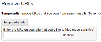 آموزش Remove URLs و کارایی آن