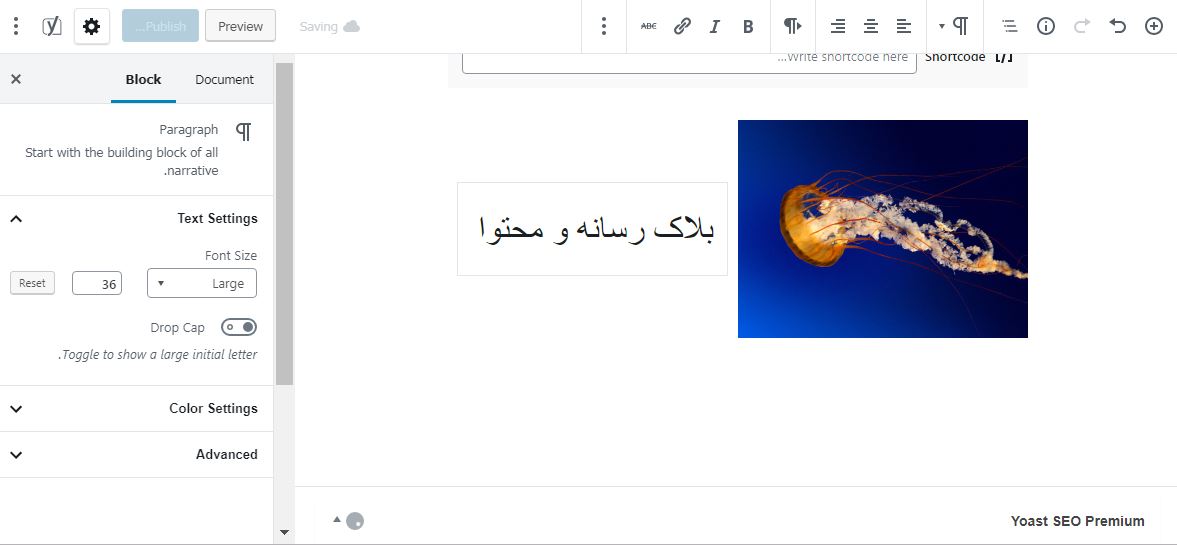 بلاک رسانه و محتوا