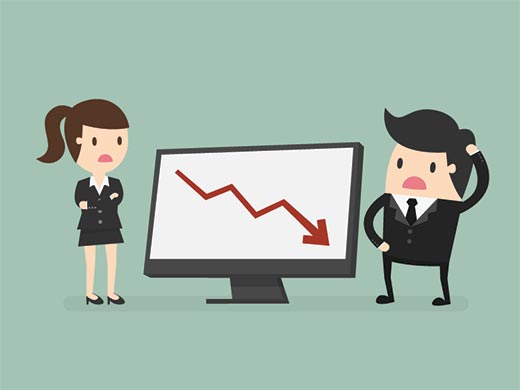 افت ناگهانی ترافیک وبسایت