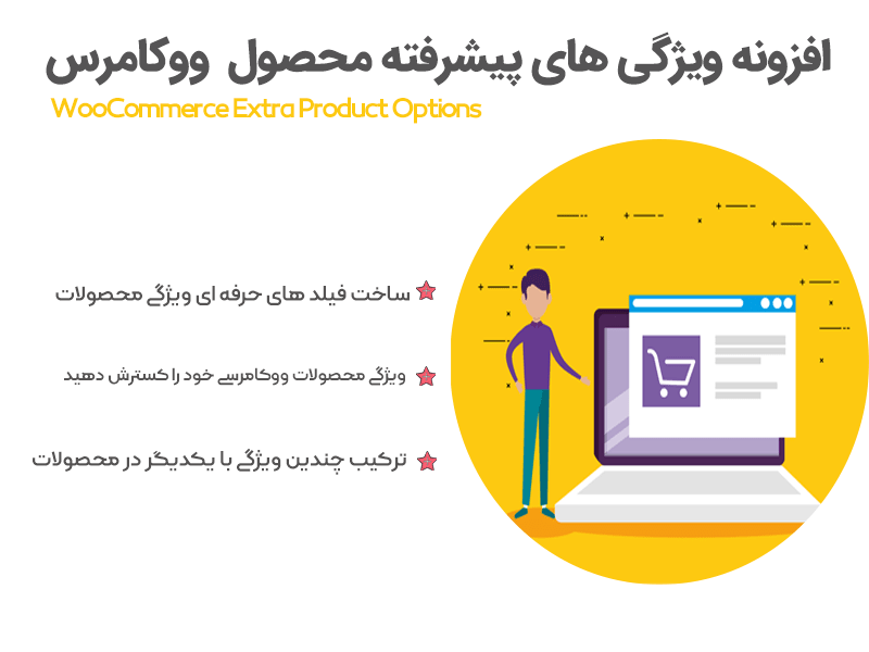 افزونه ویژگی پیشرفته محصول 