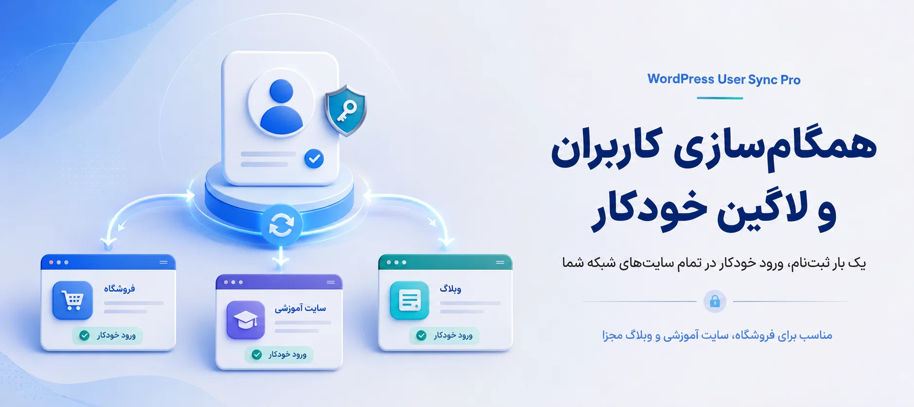 افزونه سینک کاربران بین دو سایت