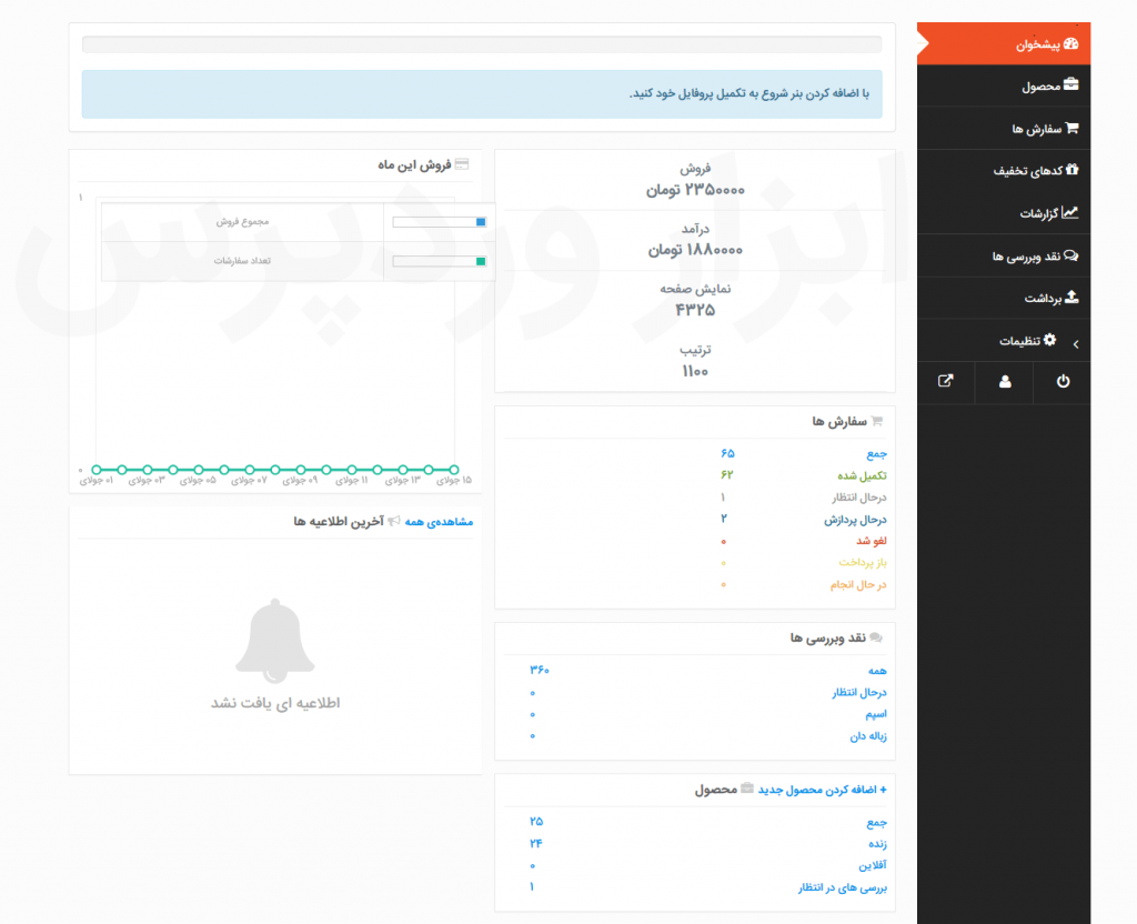 پلاگین دکان ووکامرس