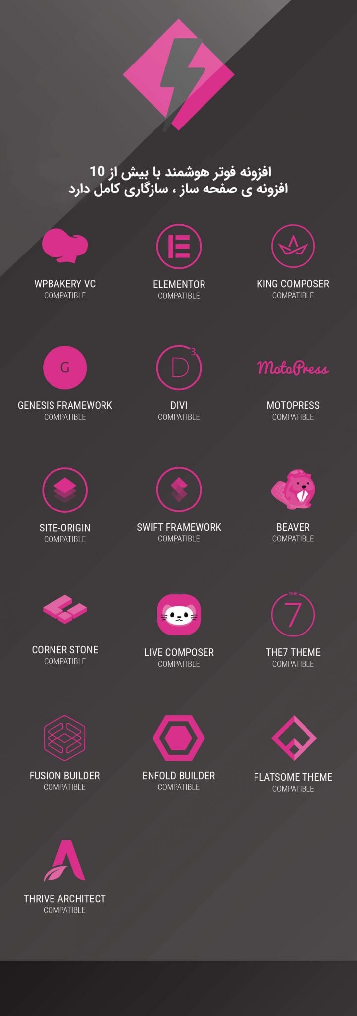 افزونه smart footer system
