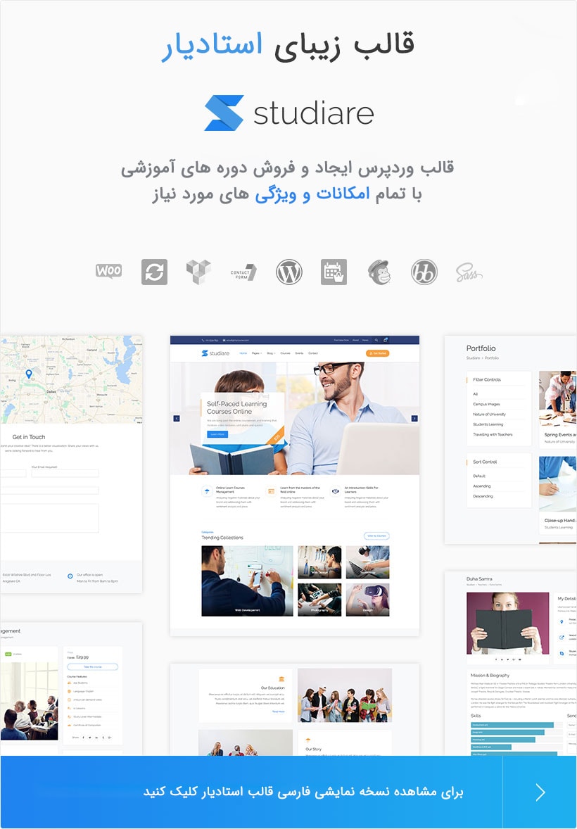 قالب استادیار Studiare