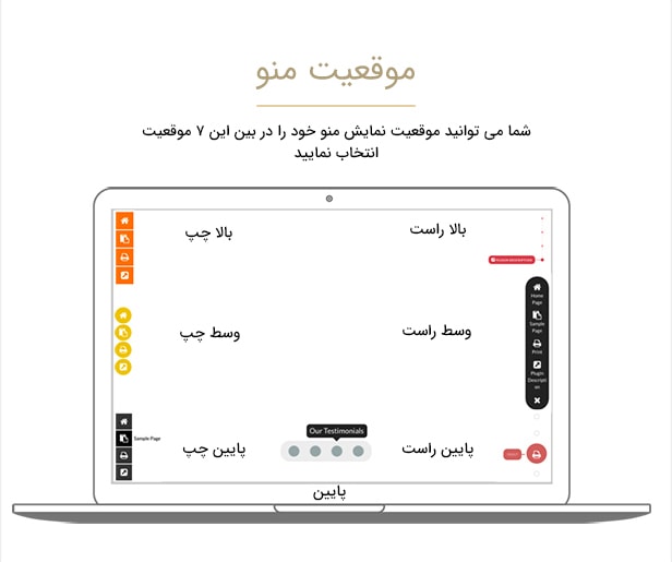 افزونه WP Floating Menu Pro فارسی