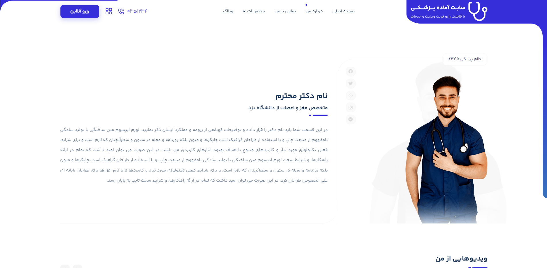 سایت آماده رزرو نوبت تک پزشک